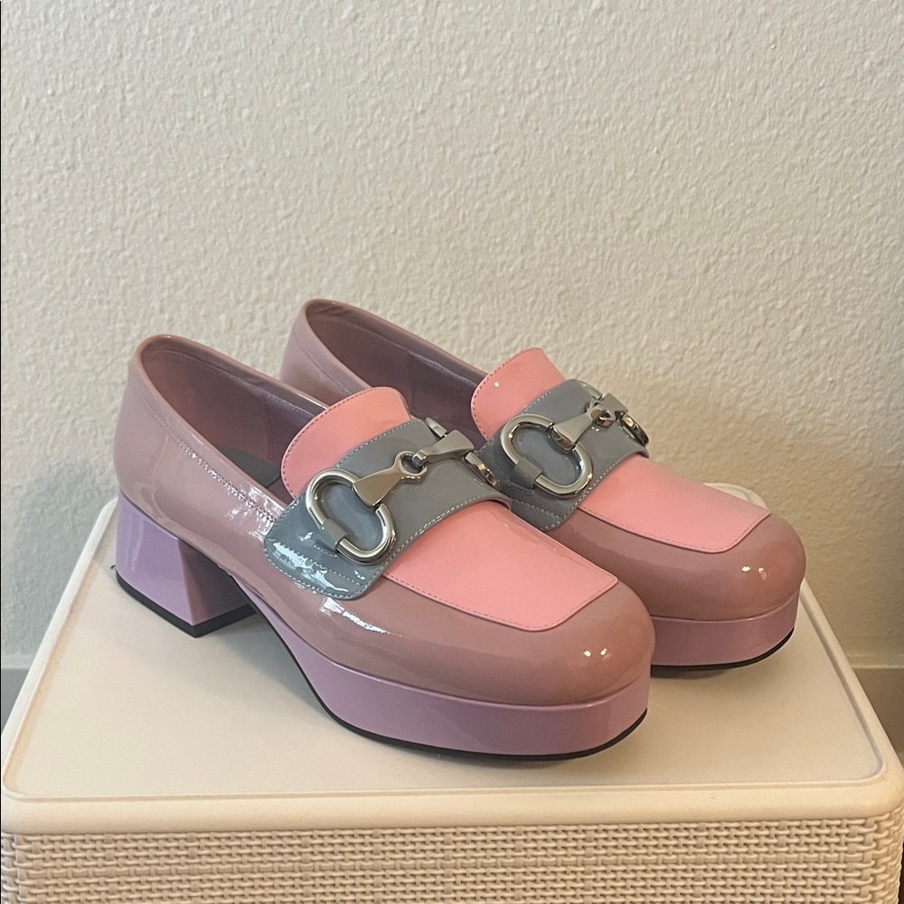 Jeffery Campbell Student Pink Women's Loafers